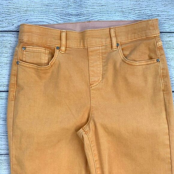 Tribal Capri Pants sz 4 Orange Stretch Pull on New NWOT Inseam 24.5" - Picture 3 of 9